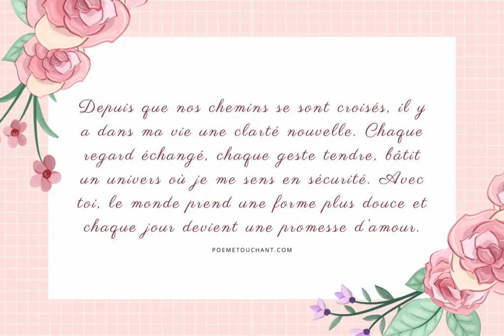 Poèmes touchants pour lui