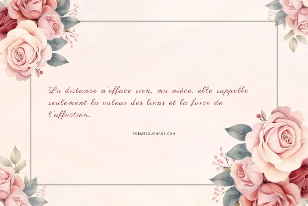Poème pour ma nièce qui me manque