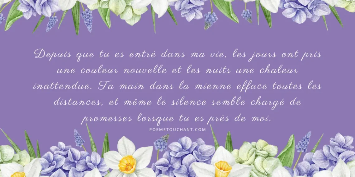 Poèmes d’amour pour lui touchants