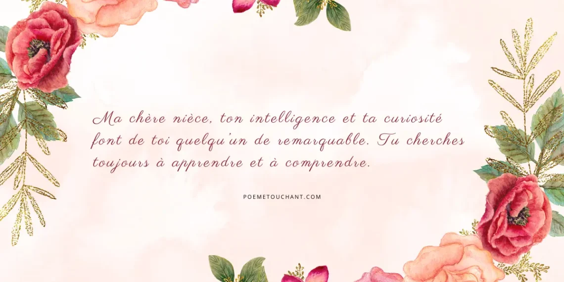 citations pour sa nièce chérie