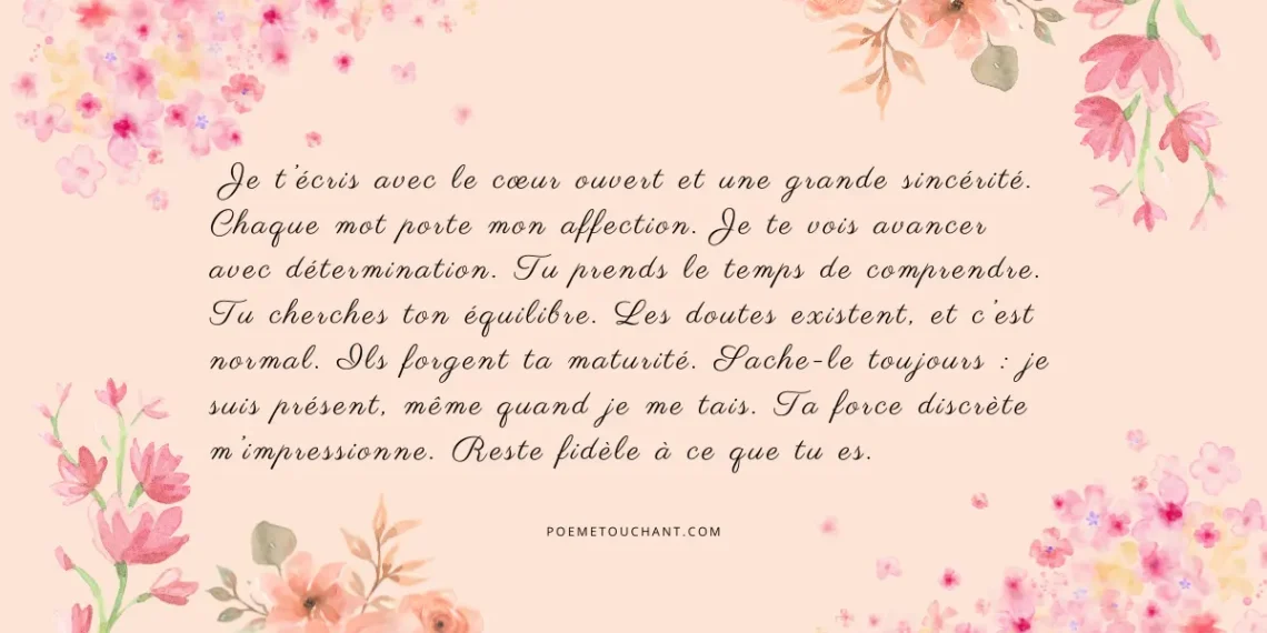 Lettres émouvantes d’une maman à sa fille
