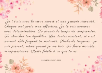Lettres émouvantes d’une maman à sa fille