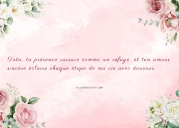 Poèmes pour ma tata chérie