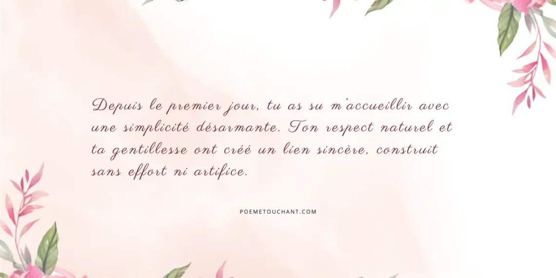 Poèmes touchants pour sa belle-mère