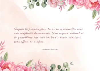 Poèmes touchants pour sa belle-mère