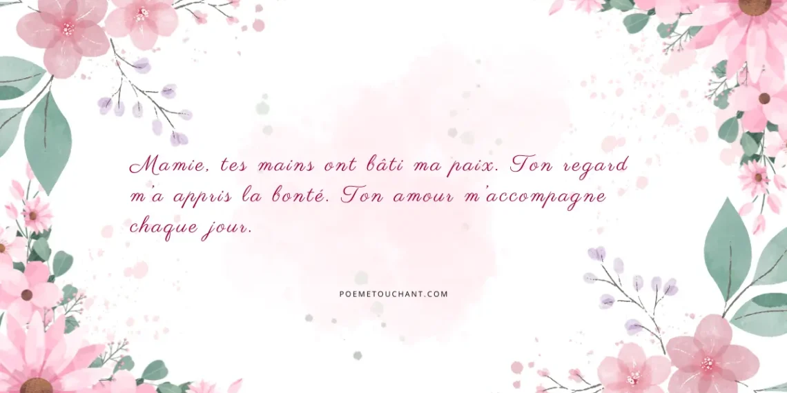 Poèmes touchants pour ma grand-mère