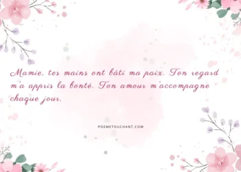 Poèmes touchants pour ma grand-mère